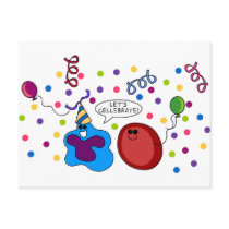 Let's Cellebrate postcards