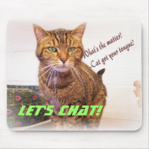 Let's Chat! mousepads