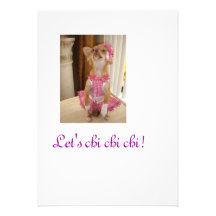 Lets chi chi chi party invitation