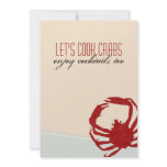 Let's Cook Crabs Crab Boil Invitation invitations