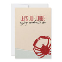 Let's Cook Crabs Crab Boil Invitation