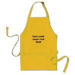 Let's cook some real food aprons