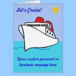 Let's Cruise Custom Card cards