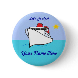 Let's Cruise Name Badge button