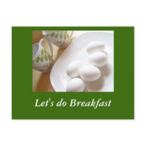 Let's do Breakfast postcards by KatAnnette Let's do Breakfast postcards