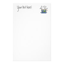 Let's do Tea - 003 Personalized Stationery