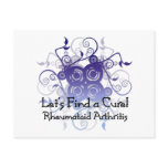 Let's Find a Cure! Rheumatoid Arthritis Design1 postcards