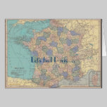Let's find Paris Together Greeting Card cards