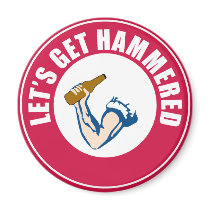 Let's Get Hammered magnets