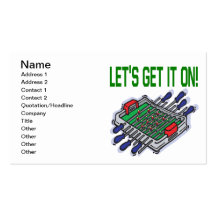 Lets Get It On Business Cards