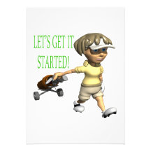 Lets Get It Started Custom Invite