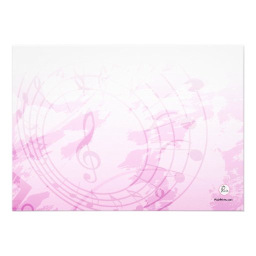 Let's Get Loud Pink- Birthday Party Invitation