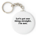 Lets get one thing straight - Im not Keychain