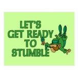 Let's Get Ready To Stumble Postcards
