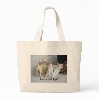 Let's Get Real Tote Bag bag