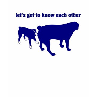 Let's get to know each other - NAVY shirt