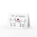 Lets Get Together Greeting Card by ZazBear Lets Get Together Greeting Card