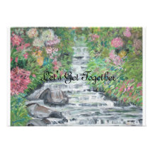Let's Get Together Invitation - The Enchanted Gard