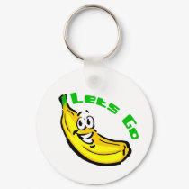 Lets Go Bananas keychains by HandsomeDevil Lets Go Bananas keychains