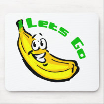 Lets Go Bananas Mouse Mats