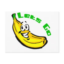 Lets Go Bananas postcards