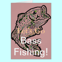 Let's Go Bass Fishing! cards