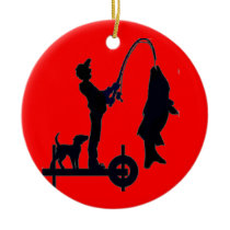 LET'S GO FISHING CHRISTMAS TREE ORNAMENT