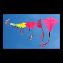 Let's go fly a kite! posters