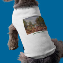 Let's Go For a Walk Doggie T pet clothing