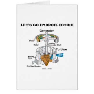 Let's Go Hydroelectric (Turbine Generator) Cards