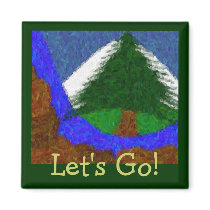 LET'S GO magnets by CowboyEd LET'S GO magnets