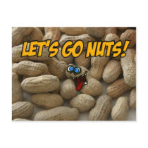 let's go nuts postcards