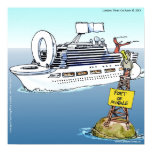 Let's Go On A Cruise Funny Poster posters