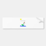 Let's Go Surfing Bumper Sticker