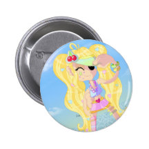 Let's go to the Beach Pinback Buttons