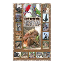 Let's go to the Zoo posters