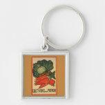 Let's Grow a Vegetable Garden Keychain