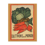 Let's Grow a Vegetable Garden Postcard