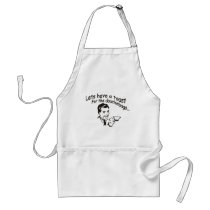 lets have a toast for the douchebags apron