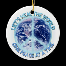 Let's heal the World ornaments
