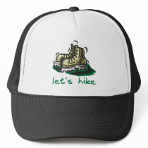Let's Hike Green hats
