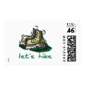 Let's Hike Green postage