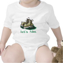 Let's Hike Green t-shirts