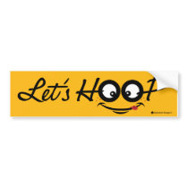 Let's Hoop bumper sticker
