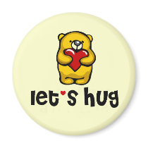 Let's Hug magnets