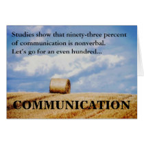 Let's improve our communications skills greeting cards