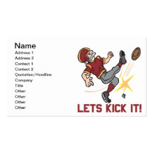 Lets Kick It Business Cards