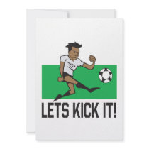 Lets Kick It Personalized Invite