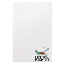 Lets Kick It Stationery