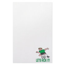 Lets Kick It Stationery Paper